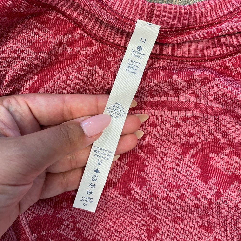 Lululemon Swiftly Tech Snake Print Long Sleeve - image 3